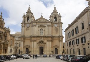 St. Paul's Cathedral in Mdina auf Malta