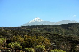 Blick über das Santiagotal zum Pico del Teide