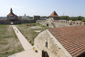 Blick in den Hof der Festung Bendery in Transnistrien