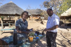Kaffeezeit beim Bo-Plaas & Bundu Camp in Südafrika