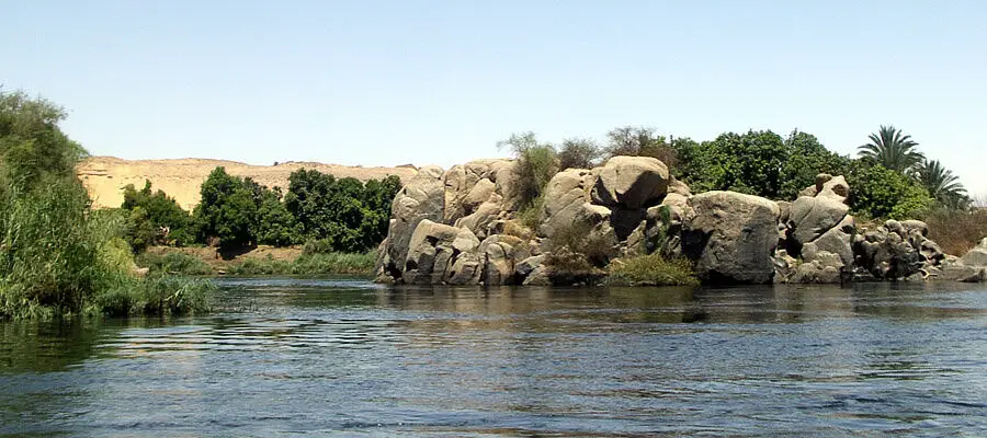 Felsen im ersten Nil-Katarakt