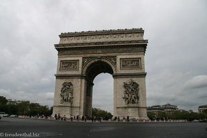Triumphbogen in Paris - Arc de Triomphe