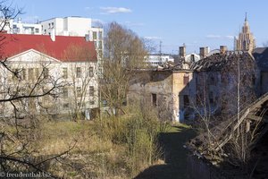 Ein Blick hinter die Mauern von Riga.