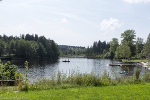 Waldsee bei Lindenberg - der höchstgelegene Moorbadesee Deutschlands.