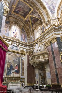 Blick zur Apsis der St. Paul's Cathedral von Mdina