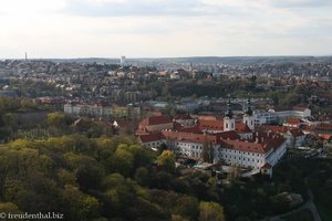 das Strahovský-Kloster - Blick vom Petrin