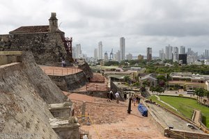 Auf dem Castillo San Felipe von Cartagena
