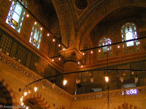 In der Sultan-Ahmed-Moschee von Istanbul.