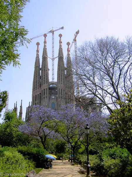 Sagrada de Famila - die Kirche von Gaudi in Barcelona