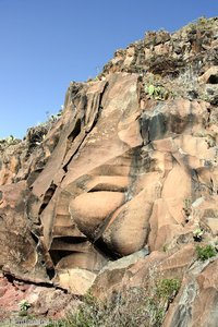 Felsformationen an den Hoya-Bergen