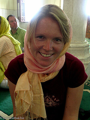 Anne in der Moschee von Assuan