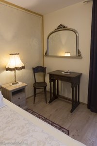 Ecke mit Spiegel im Linhard Hotel von Radovljica