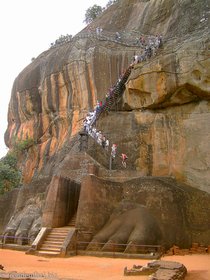 Sigiriya - Treppe zum Palast