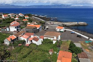 Blick von Pico über Calhau zur Azoren-Insel Sao Jorge