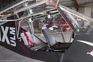 Blick in das Ultraleichtflugzeug von Felix ULM