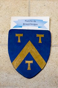 Wappen der Burgfamilie Braquilanges