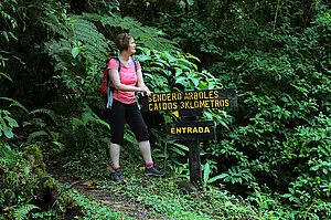 Einstieg zum Sendero Natural Arboles Caídas