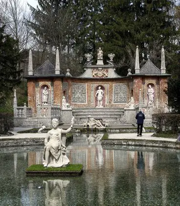 Wasserspiele im Schloss Hellbrunn