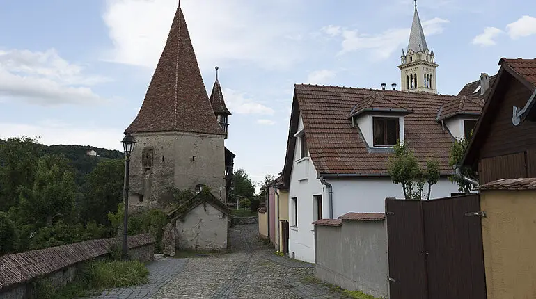 Turm an der Festungsmauer von Schäßburg