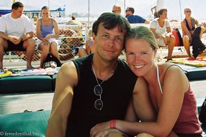 Annette und Lars auf der Yacht Orkan 5