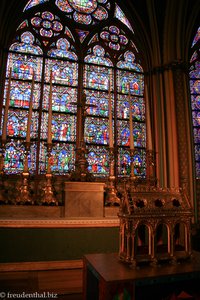 Glasmosaiken in der Sainte-Chapelle