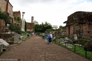 Via Sacra, die Heilige Straße im Forum Romanum