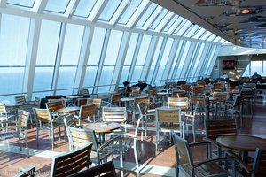 Oberes Deck der Fähre Tallink Superstar
