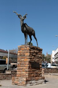 Kudu-Denkmal in Windhoek