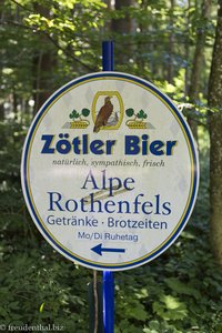 Hier lang geht es zur Alpe Rothenfels