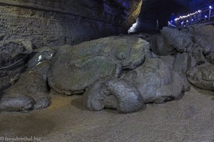 Lavazehen in der Manjanggul Lavahöhle