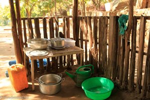 Unsere Campingküche in Jinka - Äthiopien.