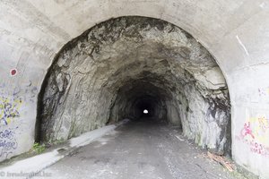 Vidrau Tunnel am Stausee in Rumänien