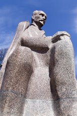 Janis Plieksans - das Denkmal auf der Esplanade