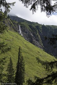 Blick zum Wasserfall Seebach