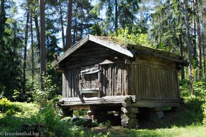 Heustall aus Lappland, errichtet im 19. Jahrhundert