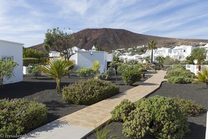 Blick zum Vulkan Montaña Roja beim Labranda Alyssa Suite Hotel