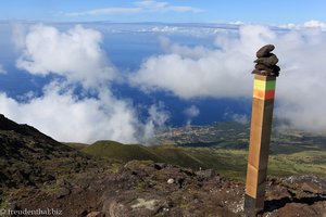 Aufstieg auf den Pico der Azoren