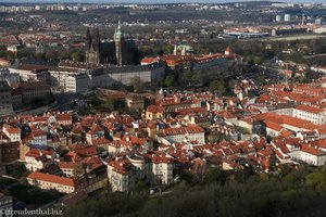 Aussicht vom Petrin über Prag