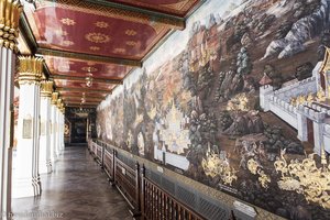 Ramakie-Wandmalereien im Tempel Wat Phra Kaeo
