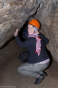 Tunnel am Ende der Sterkfontein Caves