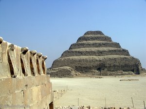 die Stufenpyramide des Pharaos Djoser