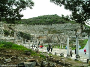 Ansicht vom Großen Stadion in Ephesos