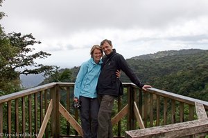 Annette und Lars auf dem Aussichtspunkt