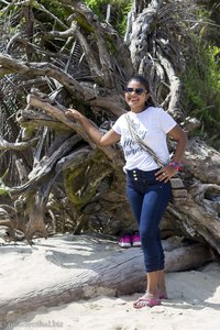 Unser Guide Jessica im Tayrona Nationalpark