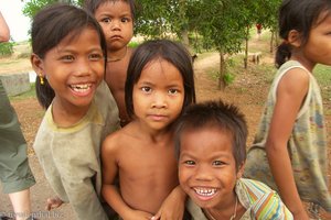 aber hier in Kambodscha gibt es wenigstens glückliche Kinder