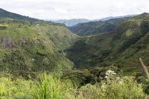 Aussichtspunkt La Chaquira über dem Rio Magdalena von Kolumbien.