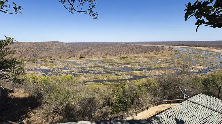 Aussicht auf den Olifants Fluss im Krüger Nationalpark
