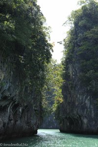 Einfahrt ins Zimmer von Koh Hong in der Phang Nga Bay