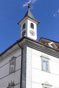 Uhrturm des alten Rathauses von Kranj