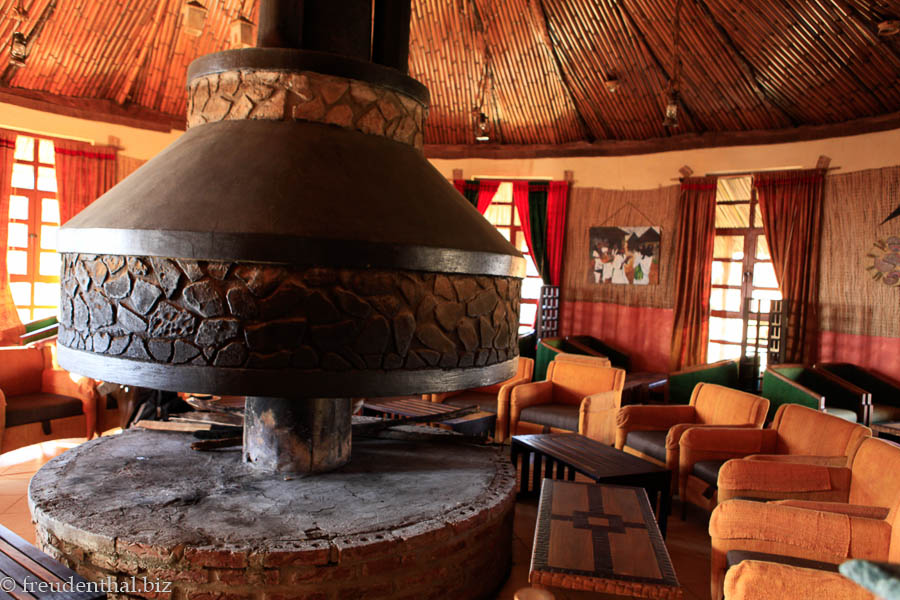 Restaurant in der Simien Lodge